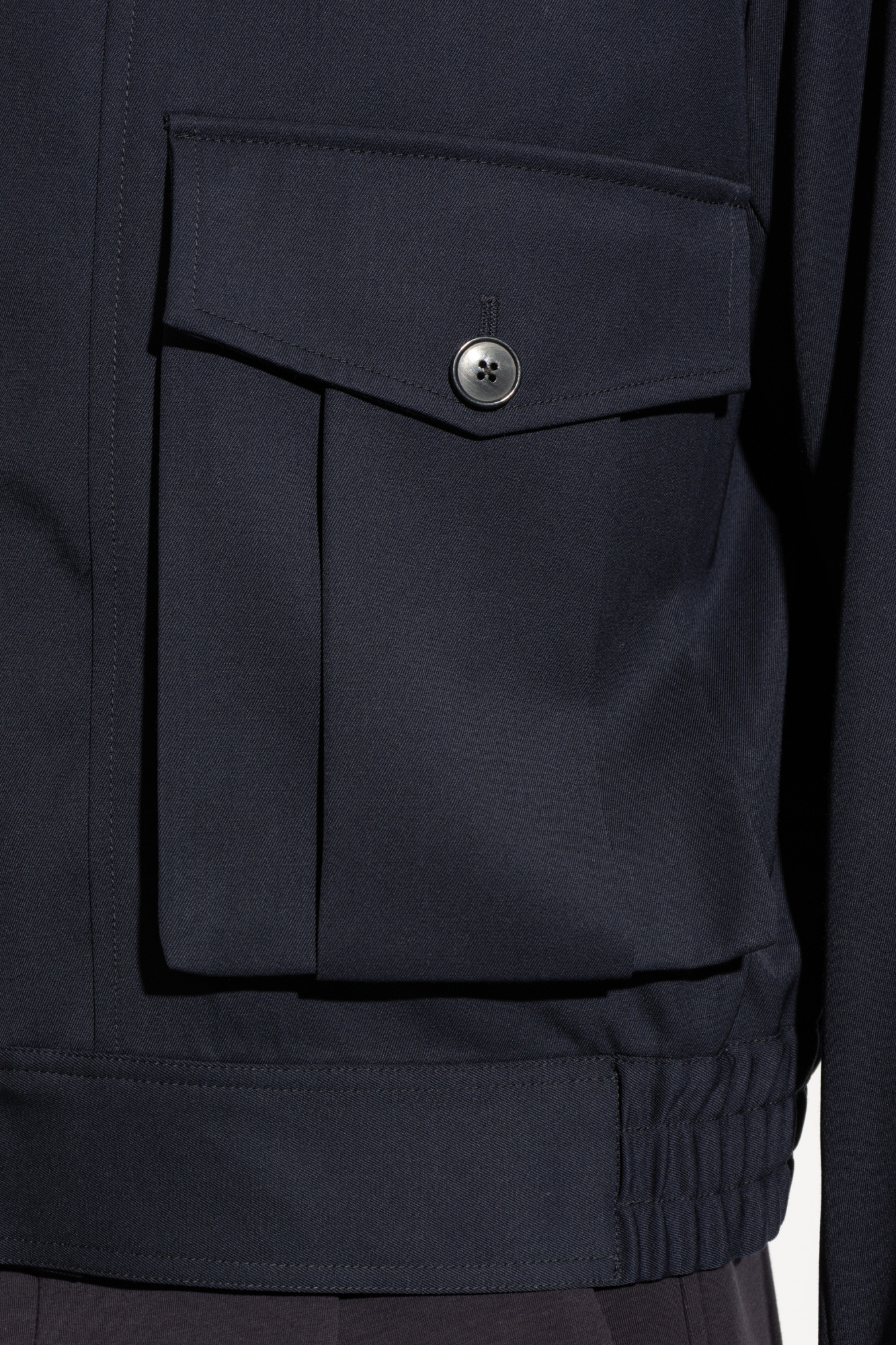 Navy blue Jacket with Epaulettes Dries Van Noten - Vitkac AS